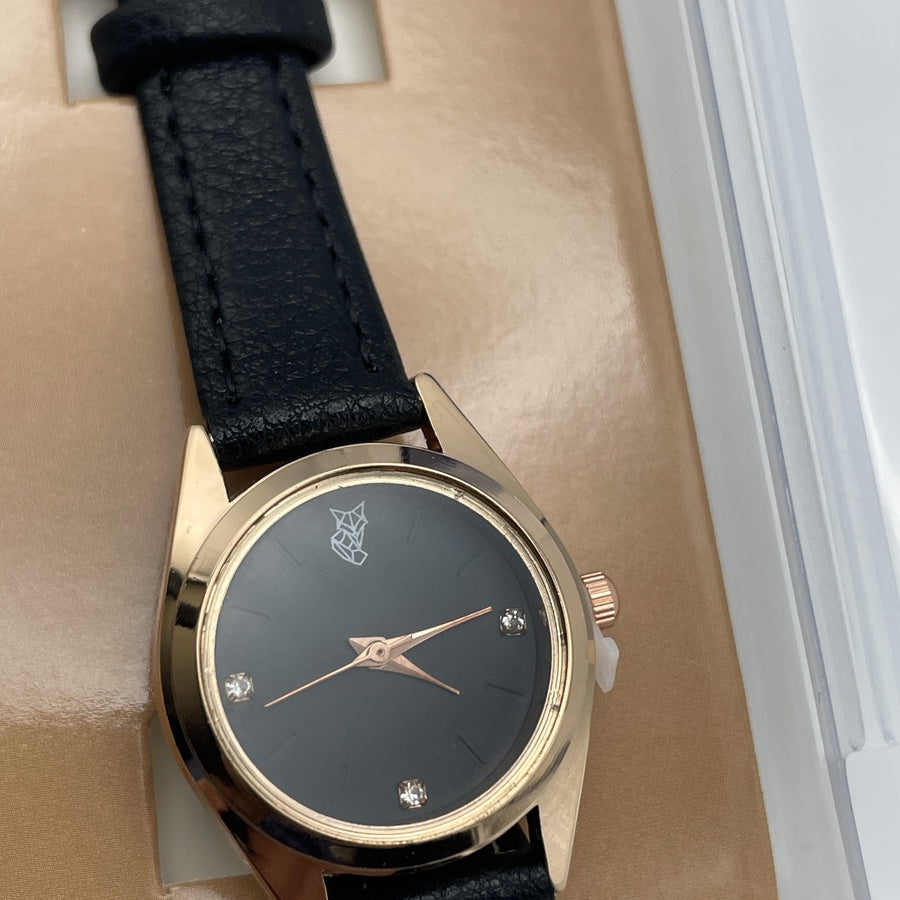 'نسائية' Lucky Fox Rond Simple Noire + توصيل مجاني🚚