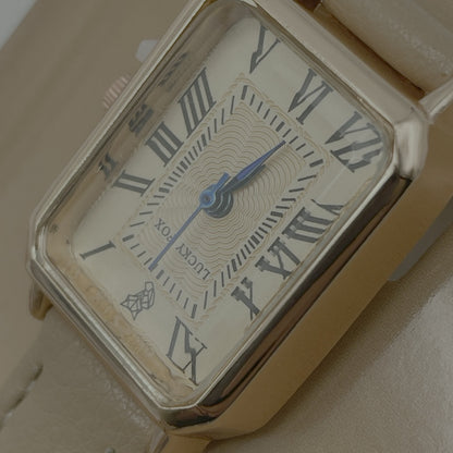 'نسائية' Lucky Fox Baige Rectangulaire + توصيل مجاني🚚