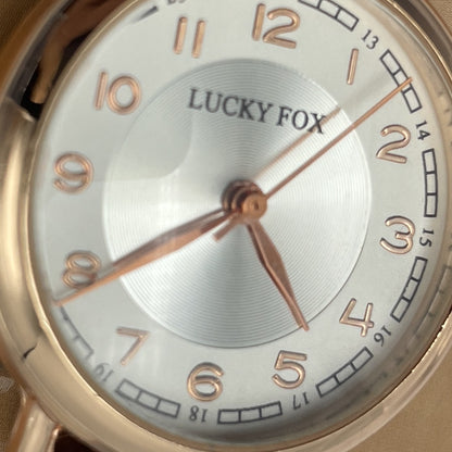 'نسائية' Lucky Fox Marron Rond + توصيل مجاني🚚