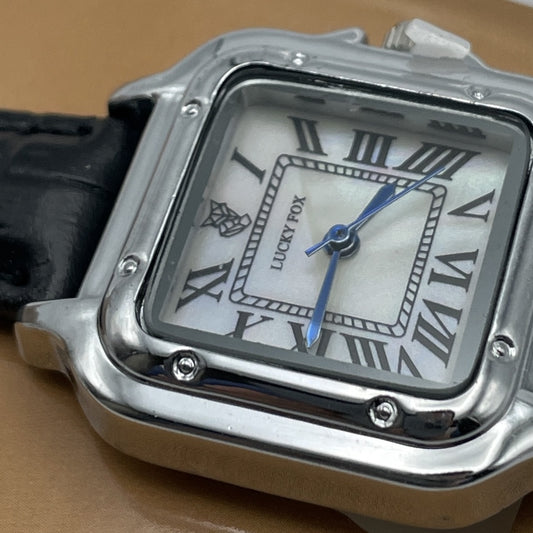 'نسائية' Lucky Fox Noire Rectangulaire + توصيل مجاني🚚