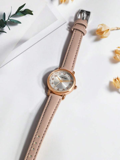 'نسائية' Lucky Fox Baige Rond + توصيل مجاني🚚