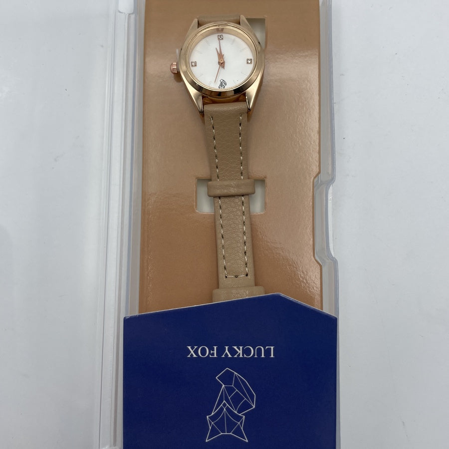 'نسائية' Lucky Fox Rond Simple Baige + توصيل مجاني🚚